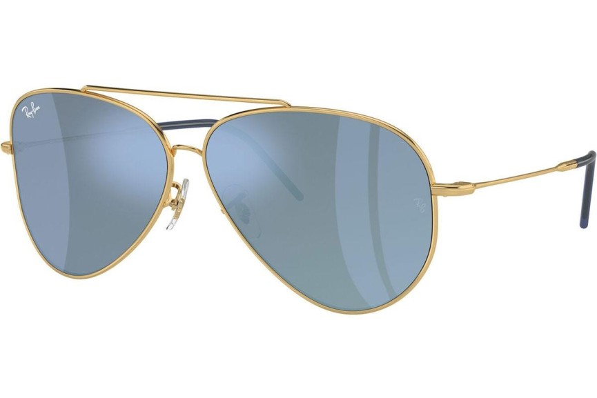 Solglasögon Ray-Ban Aviator Reverse RBR0101S 001/GA Pilot Guld