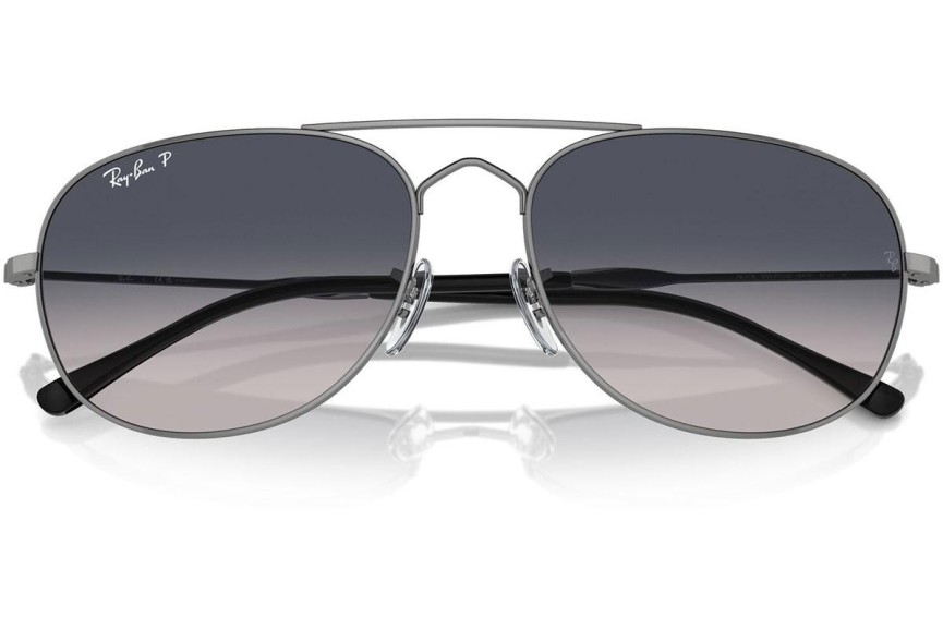 Solglasögon Ray-Ban RB3735 004/78 Polarized Pilot Grå