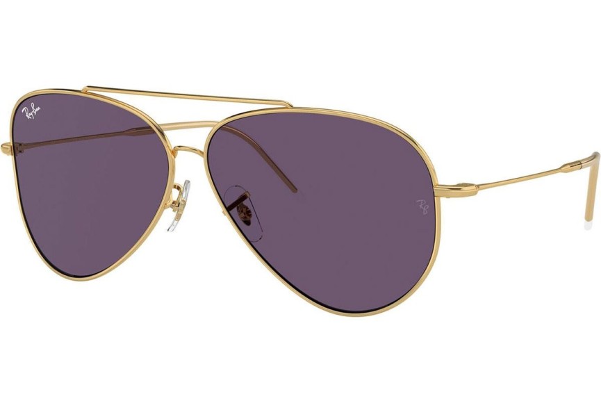 Solglasögon Ray-Ban Aviator Reverse RBR0101S 001/1A Pilot Guld