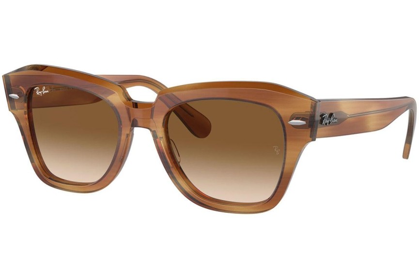 Solglasögon Ray-Ban State Street RB2186 140351 Fyrkantig Brun