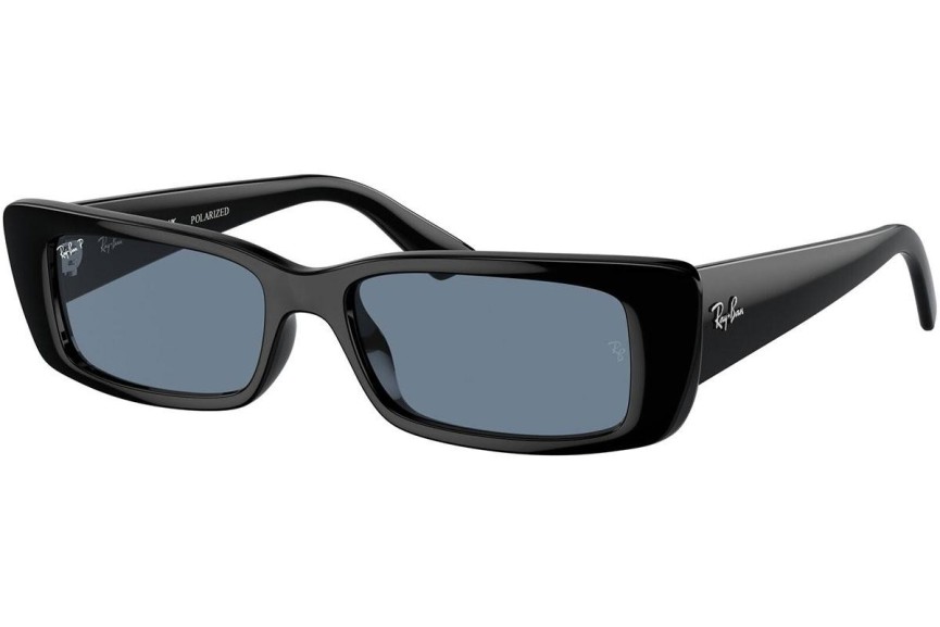 Solglasögon Ray-Ban RB4425 66772V Polarized Rektangulära Svart