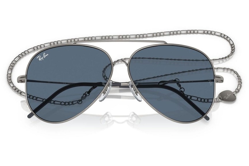 Solglasögon Ray-Ban Aviator Reverse RBR0101S 004/3A Pilot Silver