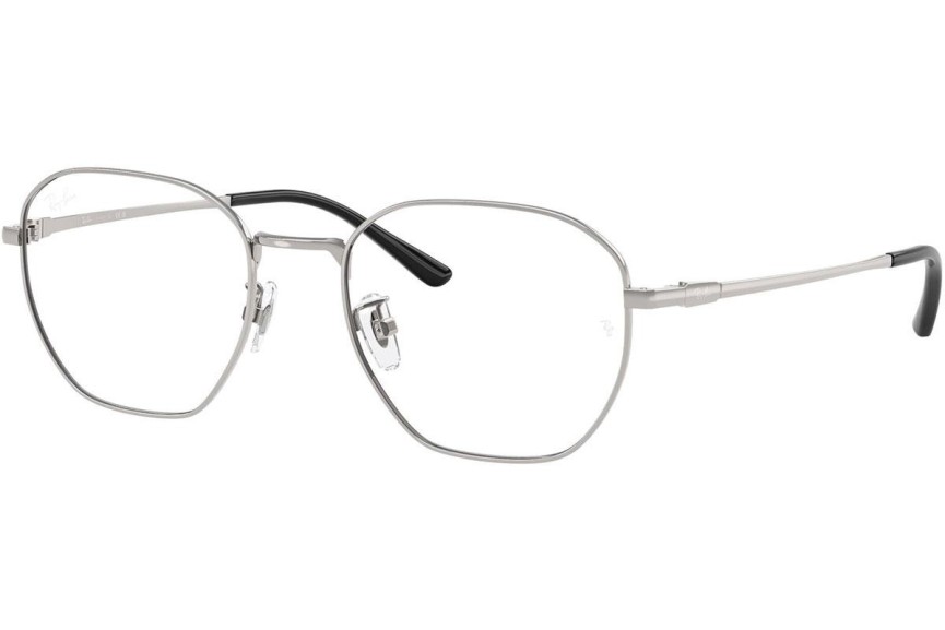 Glasögon Ray-Ban RX8777D 1002 Rektangulära Silver