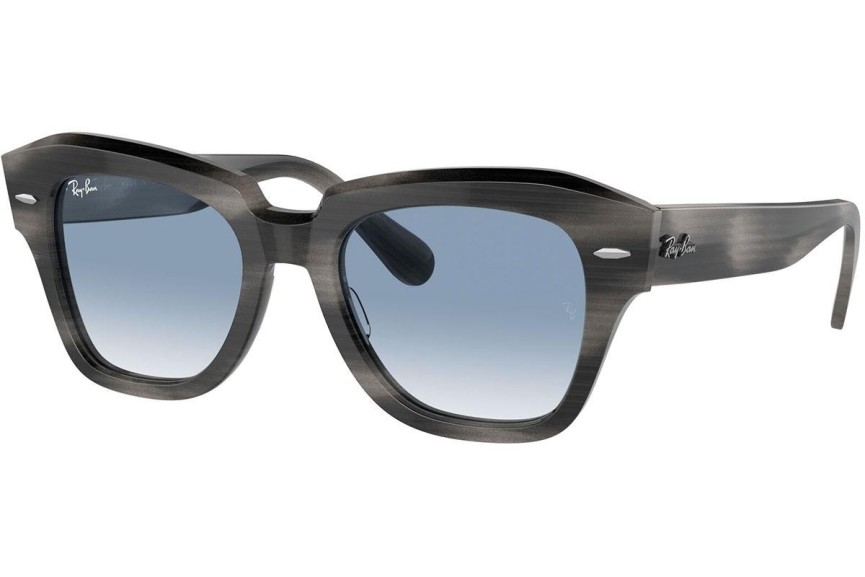 Solglasögon Ray-Ban State Street RB2186 14043F Fyrkantig Grå