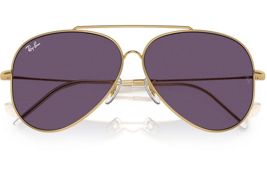 Solglasögon Ray-Ban Aviator Reverse RBR0101S 001/1A Pilot Guld