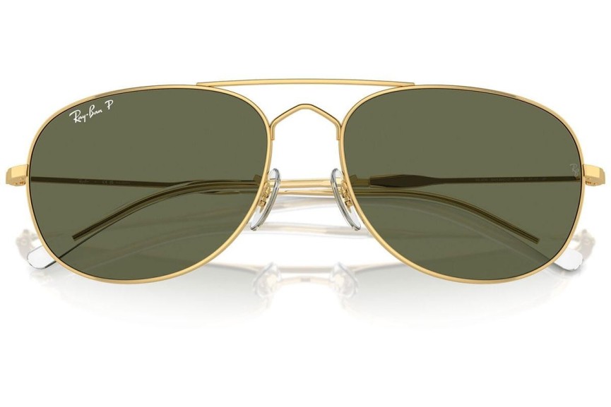 Solglasögon Ray-Ban RB3735 001/58 Polarized Pilot Guld