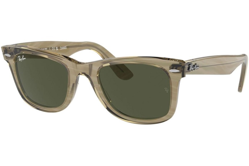 Solglasögon Ray-Ban Wayfarer RB2140F 138731 Fyrkantig Grå