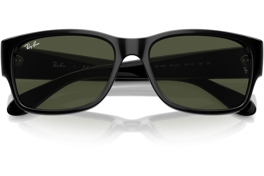 Solglasögon Ray-Ban RB4388 601/31 Rektangulära Svart