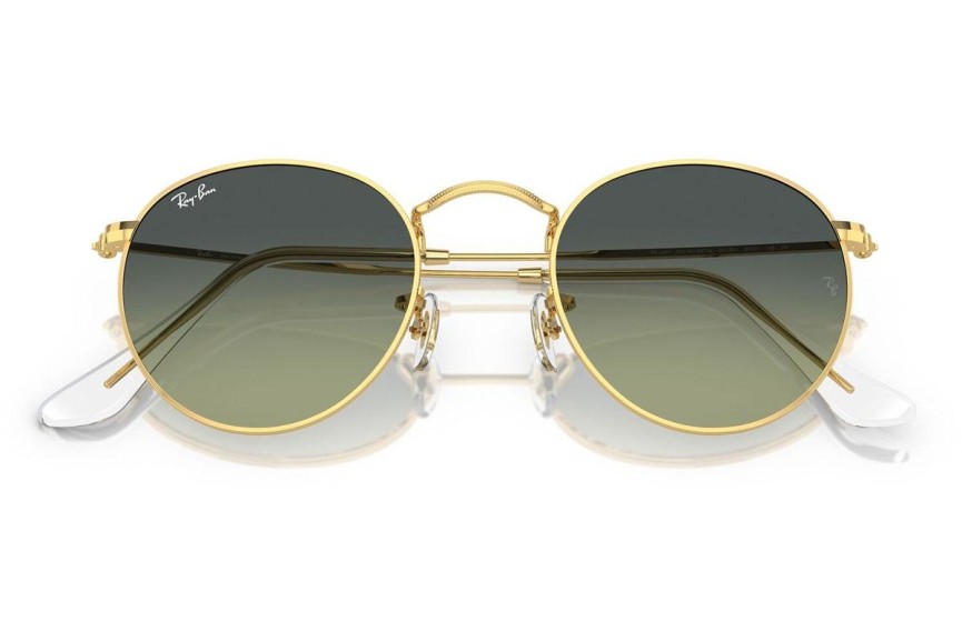 Solglasögon Ray-Ban Round Metal RB3447 001/BH Runda Guld