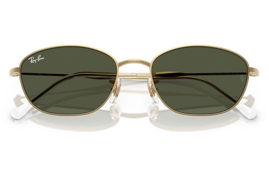 Solglasögon Ray-Ban RB3749 001/31 Rektangulära Guld