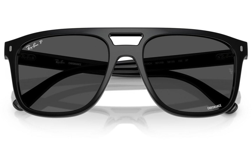 Solglasögon Ray-Ban RB2213CH 901/K8 Polarized Fyrkantig Svart