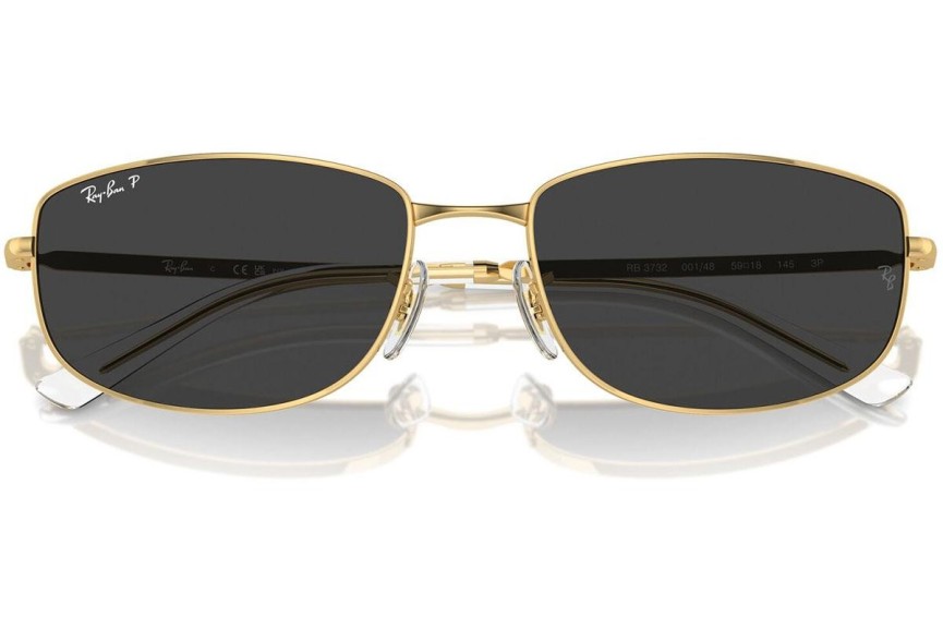 Solglasögon Ray-Ban RB3732 001/48 Polarized Special Guld