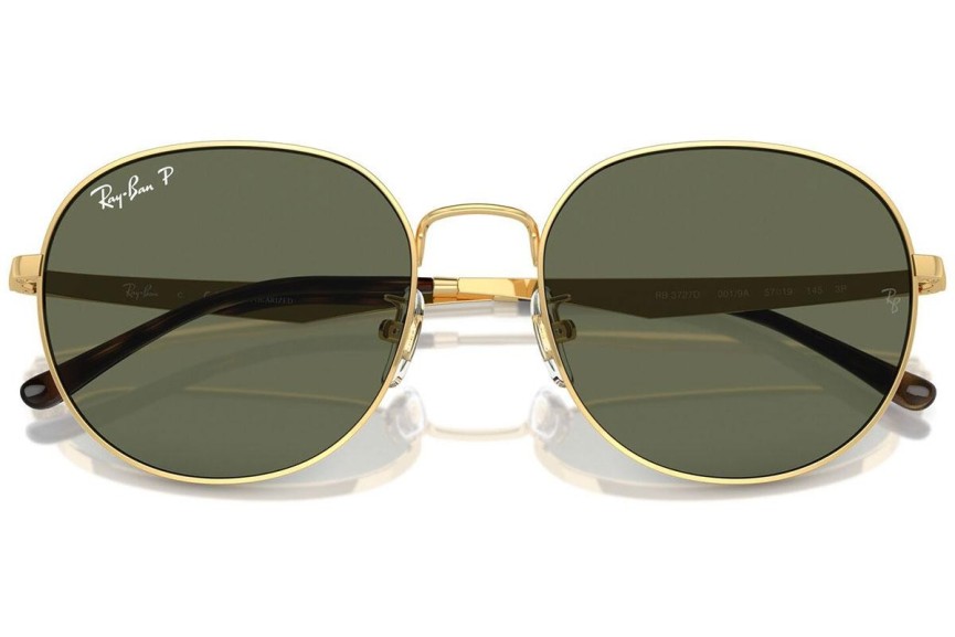 Solglasögon Ray-Ban RB3727D 001/9A Polarized Runda Guld