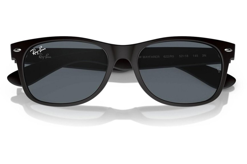 Solglasögon Ray-Ban New Wayfarer RB2132 622/R5 Fyrkantig Svart