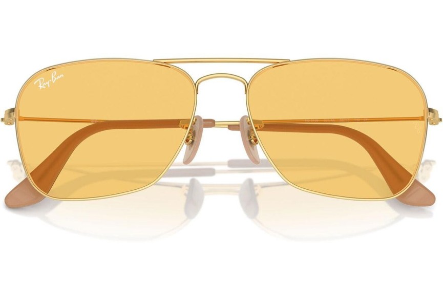 Solglasögon Ray-Ban Caravan RB3136 001/4A Pilot Guld