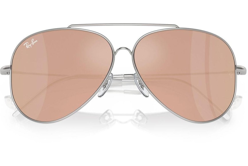 Solglasögon Ray-Ban Aviator Reverse RBR0101S 003/2O Pilot Silver