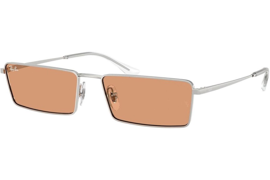 Solglasögon Ray-Ban RB3741 003/7 Rektangulära Silver