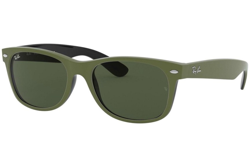 Solglasögon Ray-Ban New Wayfarer RB2132 646531 Fyrkantig Grön