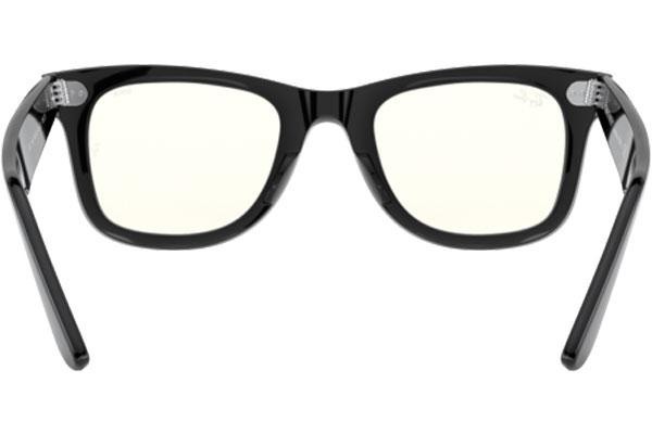 Solglasögon Ray-Ban Wayfarer Everglasses RB2140 901/5F blue-light [non-prescription] Fyrkantig Svart