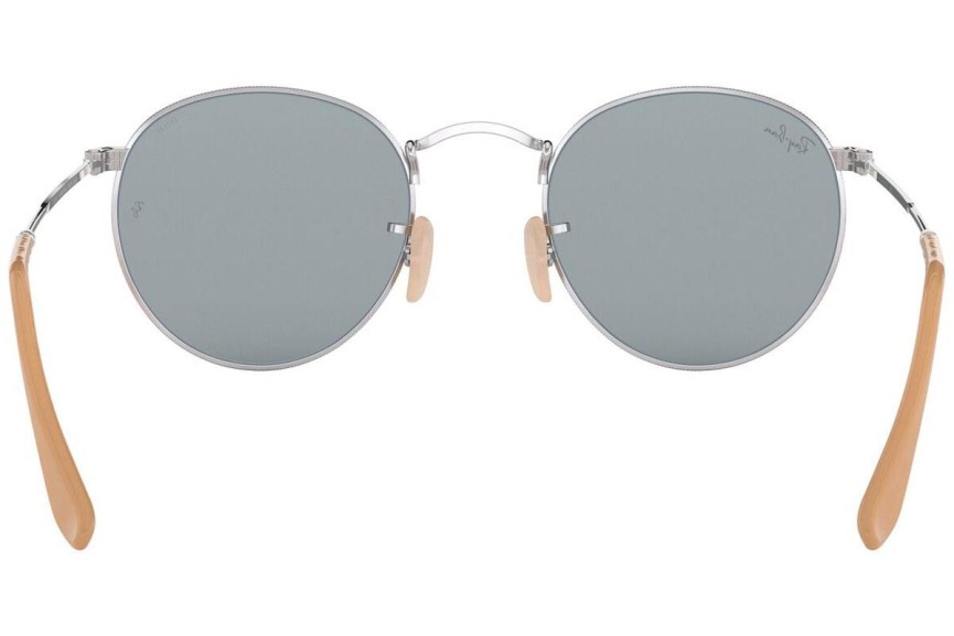 Solglasögon Ray-Ban Round Metal Evolve RB3447 9065I5 Runda Silver