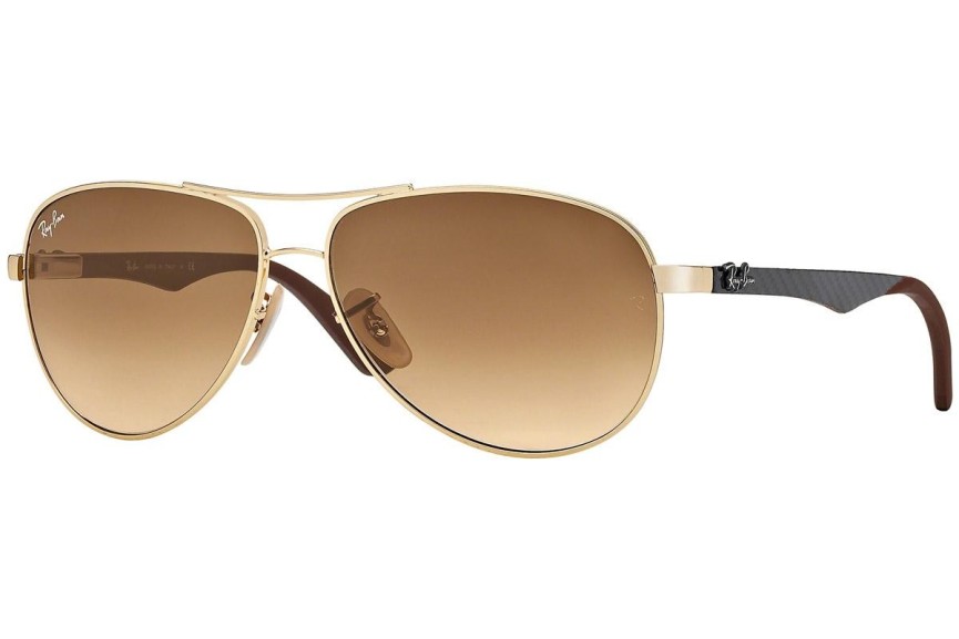 Solglasögon Ray-Ban Carbon Fibre RB8313 001/51 Pilot Guld