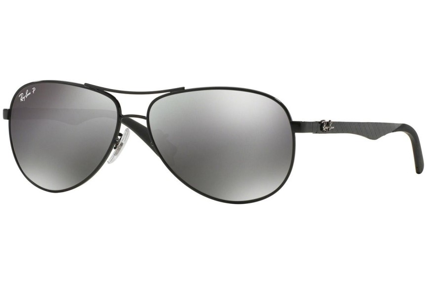 Solglasögon Ray-Ban Carbon Fibre RB8313 002/K7 Polarized Pilot Svart