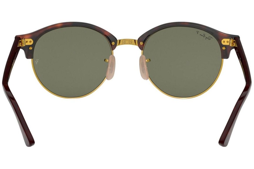 Solglasögon Ray-Ban Clubround Flash Lenses RB4246 990/58 Polarized Runda Röd