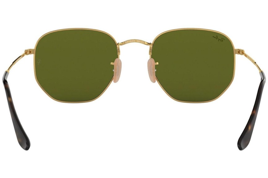 Solglasögon Ray-Ban Hexagonal Flat Lenses RB3548N 001/8O Runda Guld