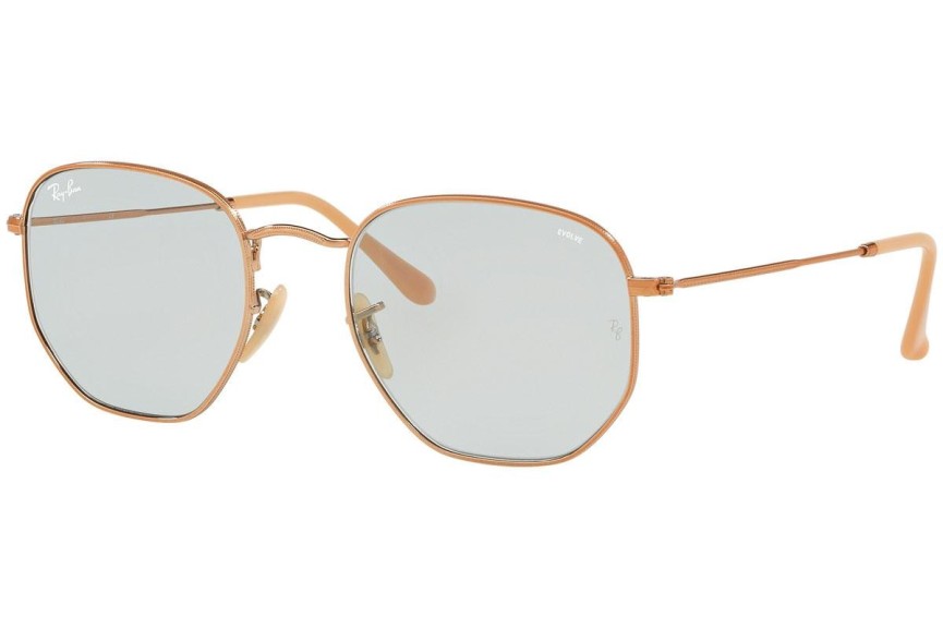 Solglasögon Ray-Ban Hexagonal Evolve RB3548N 91310Y Runda Guld