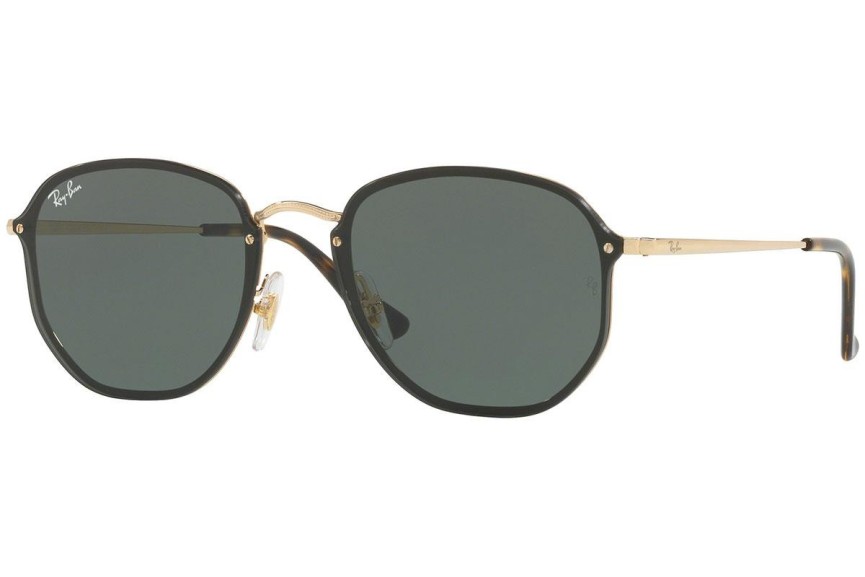 Solglasögon Ray-Ban Blaze Hexagonal Blaze Collection RB3579N 001/71 Fyrkantig Svart