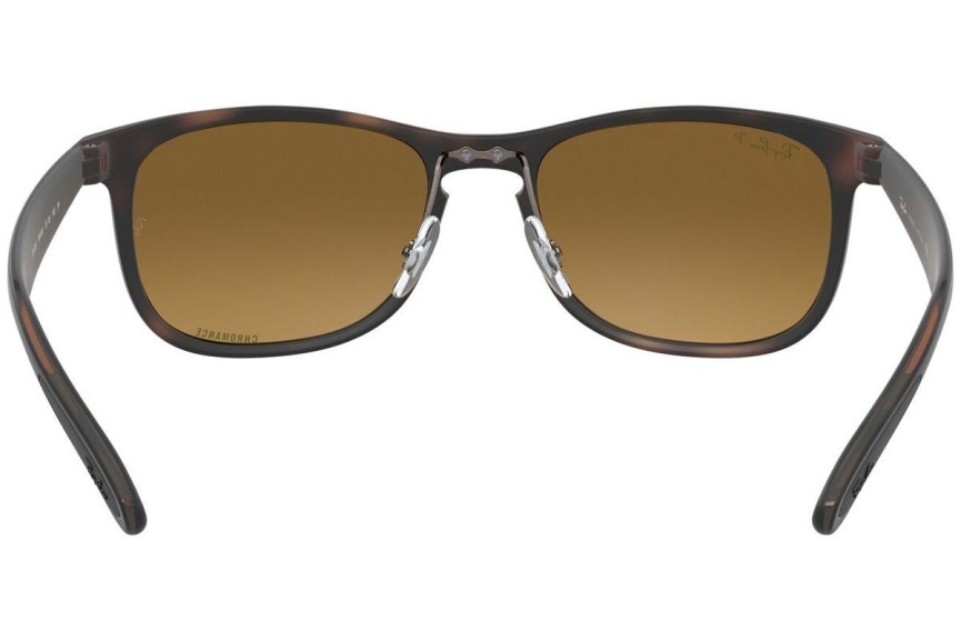 Solglasögon Ray-Ban Chromance Collection RB4263 894/A3 Polarized Rektangulära Havana