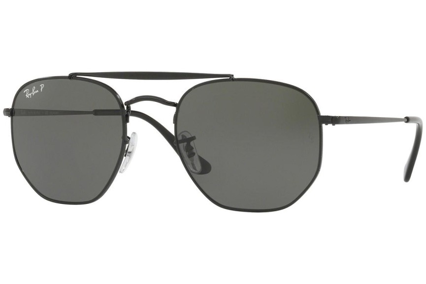 Solglasögon Ray-Ban Marshal RB3648 002/58 Polarized Fyrkantig Svart