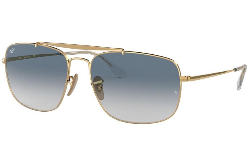 Solglasögon Ray-Ban Colonel RB3560 001/3F Fyrkantig Guld