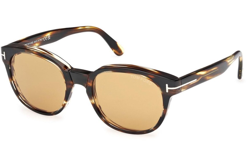 Solglasögon Tom Ford Mert FT1180 52E Runda Havana