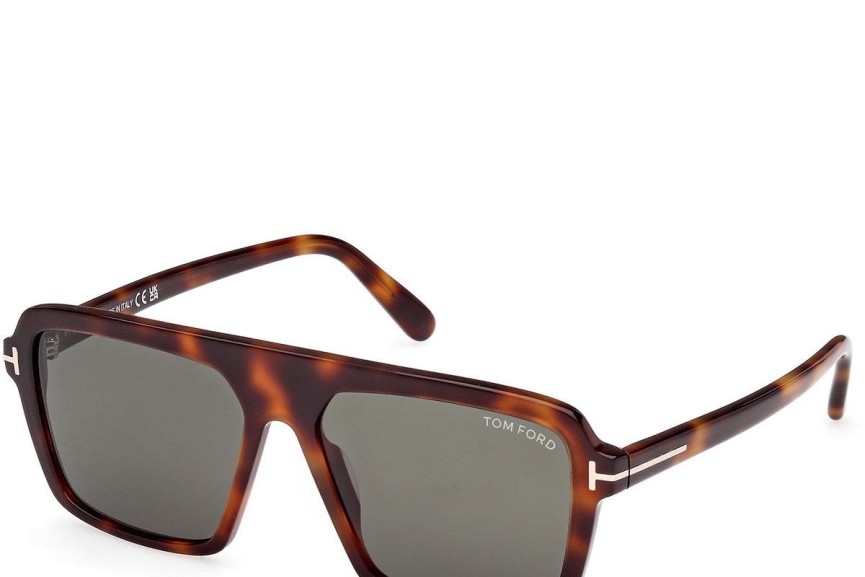 Solglasögon Tom Ford Vincent FT1176 53N Fyrkantig Havana