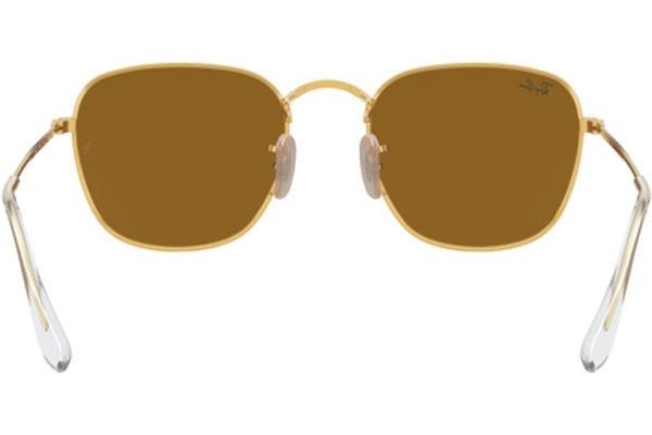 Solglasögon Ray-Ban Frank RB3857 919633 Fyrkantig Guld