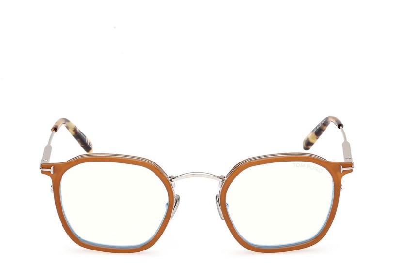 Glasögon Tom Ford FT5974-B 041 Runda Orange