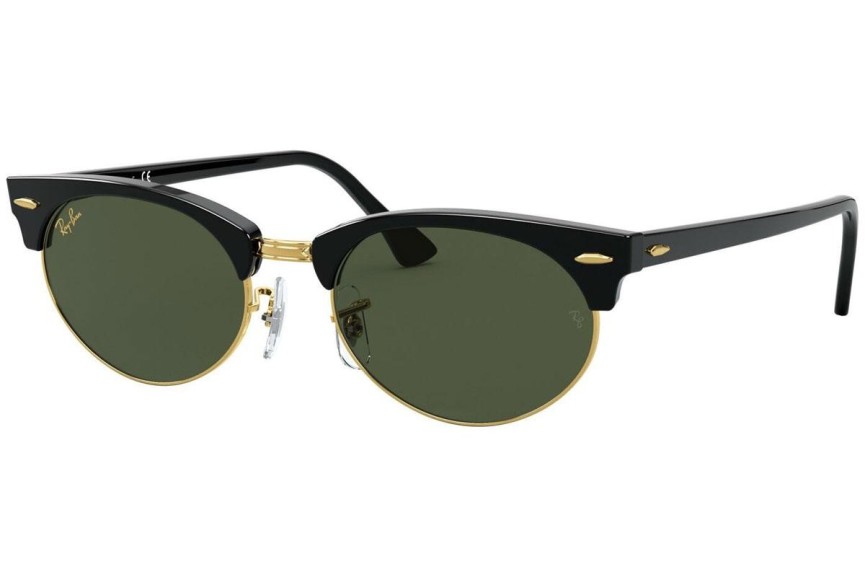 Solglasögon Ray-Ban Clubmaster Oval RB3946 130331 Browline Svart