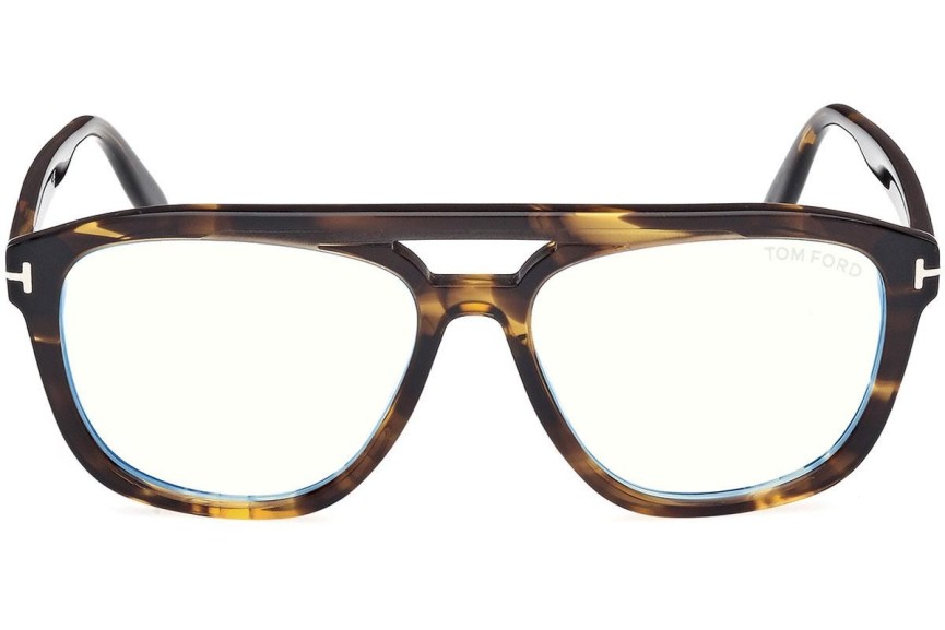 Glasögon Tom Ford FT6024-B 055 Fyrkantig Havana