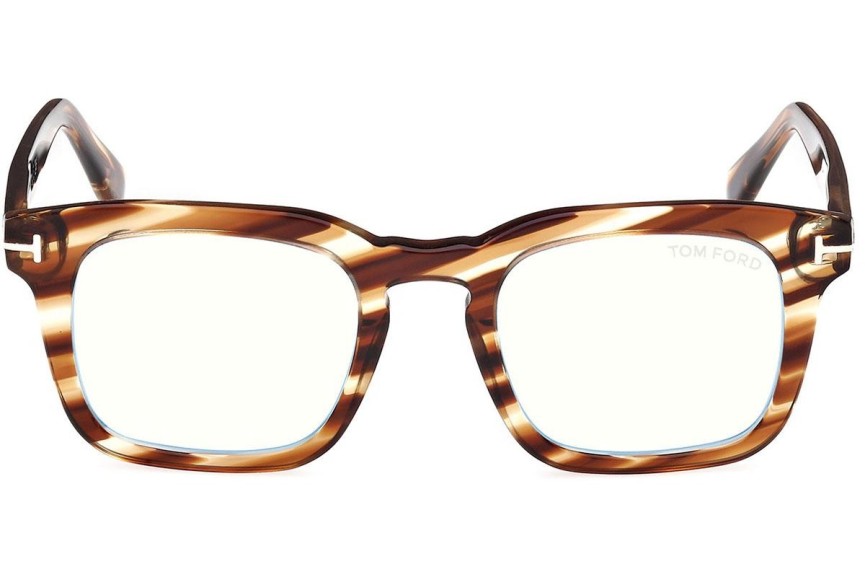 Glasögon Tom Ford FT6025-B 053 Fyrkantig Havana