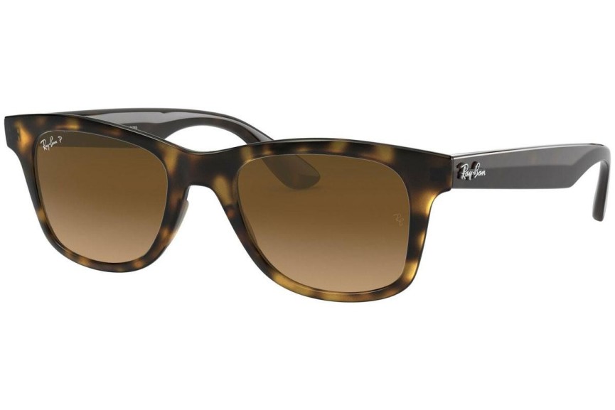 Solglasögon Ray-Ban RB4640 710/M2 Polarized Fyrkantig Havana