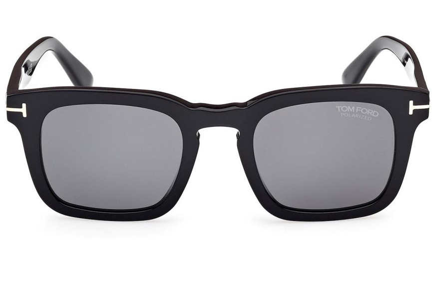 Solglasögon Tom Ford Dax FT0751 01D Polarized Fyrkantig Svart