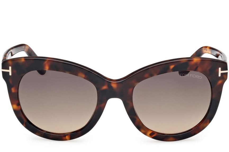 Solglasögon Tom Ford Odette FT1189 52F Cat Eye Havana