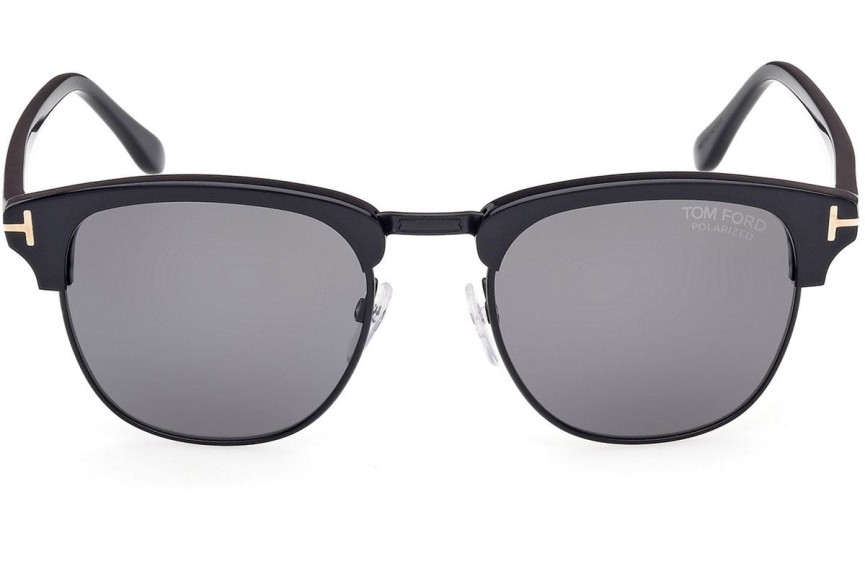 Solglasögon Tom Ford Henry FT0248 01D Polarized Browline Svart