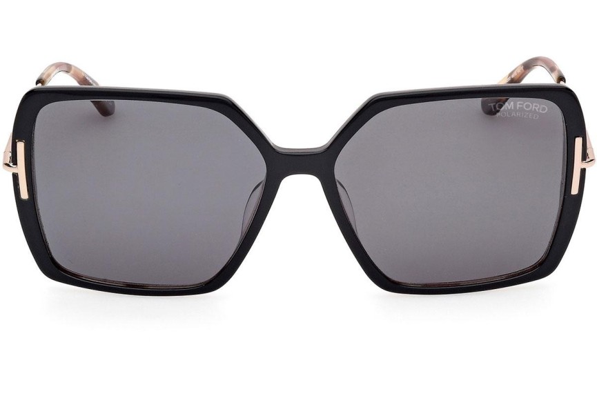 Solglasögon Tom Ford FT1039 05D Polarized Fyrkantig Svart