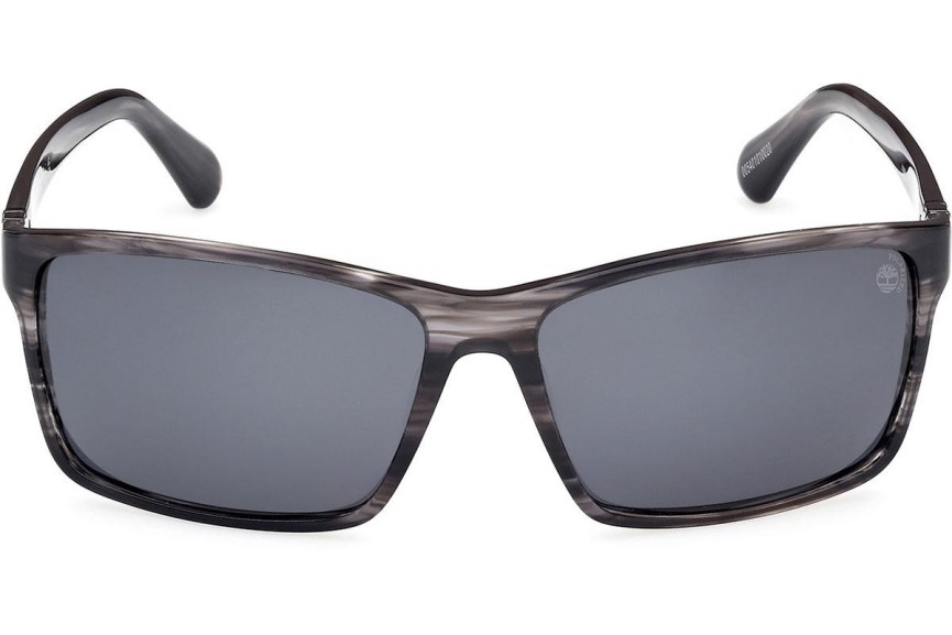 Solglasögon Timberland TB00032 01R Polarized Fyrkantig Grå