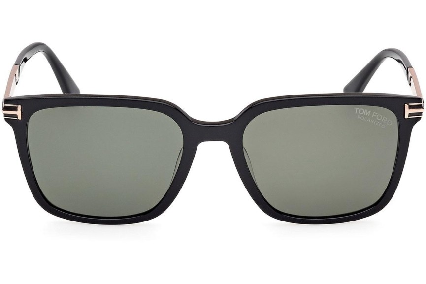 Solglasögon Tom Ford Jochem FT1183 01R Polarized Fyrkantig Svart