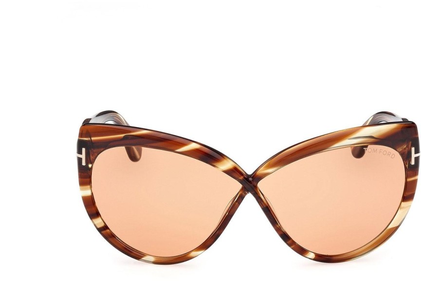 Solglasögon Tom Ford Beatrice FT1196 53E Cat Eye Havana