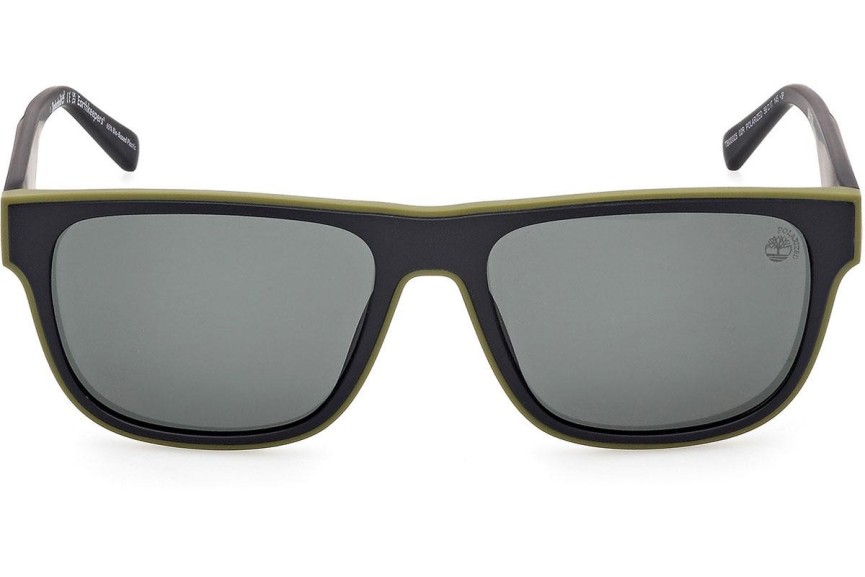 Solglasögon Timberland TB00025 02R Polarized Fyrkantig Svart