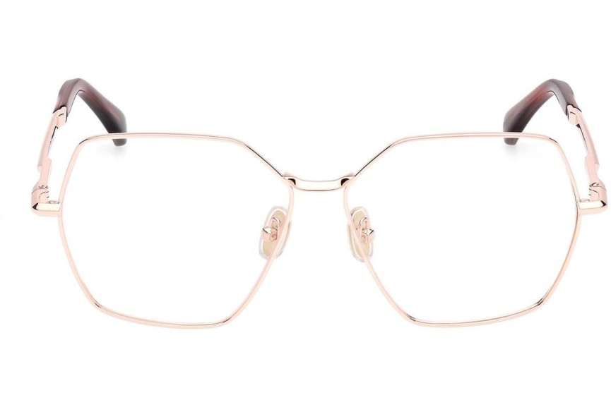 Glasögon Max Mara MM5154 033 Fyrkantig Guld